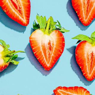 Vulva, strawberries