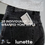 Lunette Yoni Wipes 20 pack