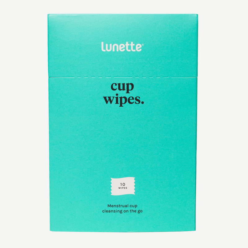 Lunette Cup Wipes 10 pack