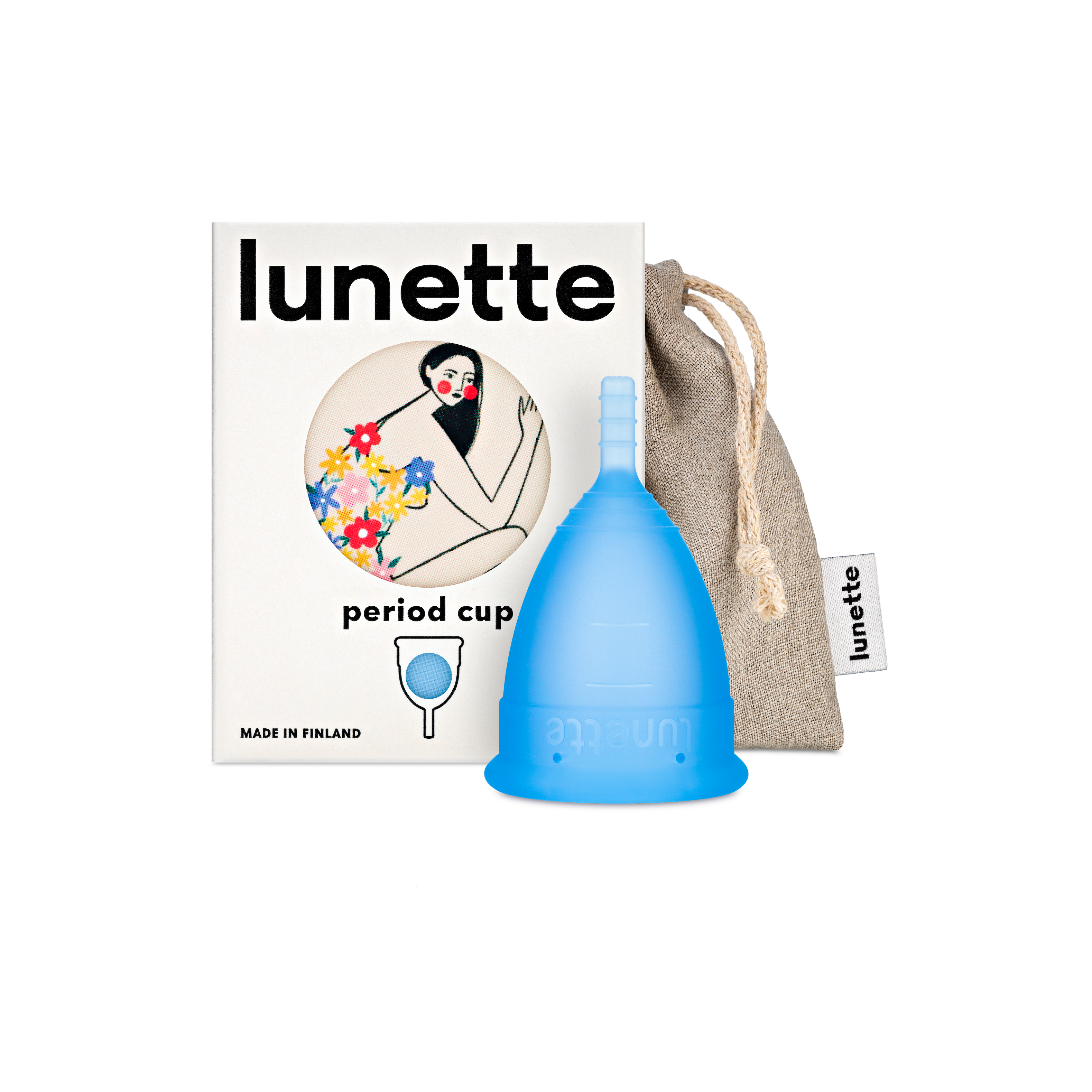 Lunette Period Cup Blue Size 1&2
