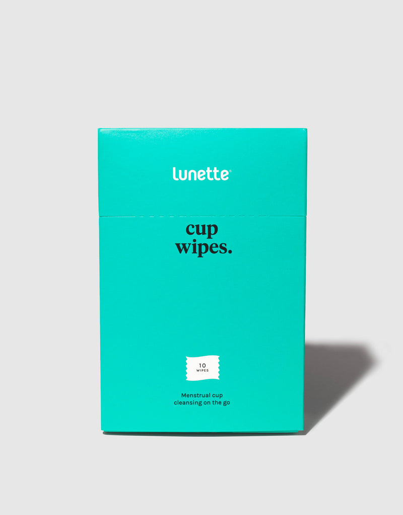 Biodegradable Lunette Cup Wipes