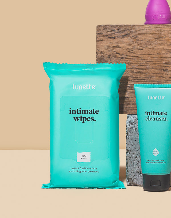 Biodegradable Lunette Intimate Wipes