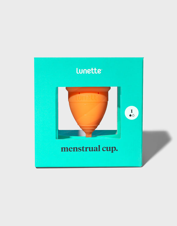 Lunette Menstrual Cup Orange